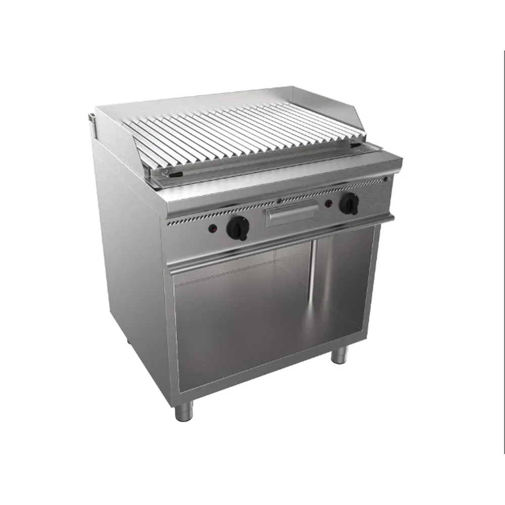 E7BS2BA-grill-gratar-profesional-roca-vulcanica-casta-inox-gaz-2-zone-gatit-putere-16kw-seria-easy-700-suport-deschis-pecef-profesionale