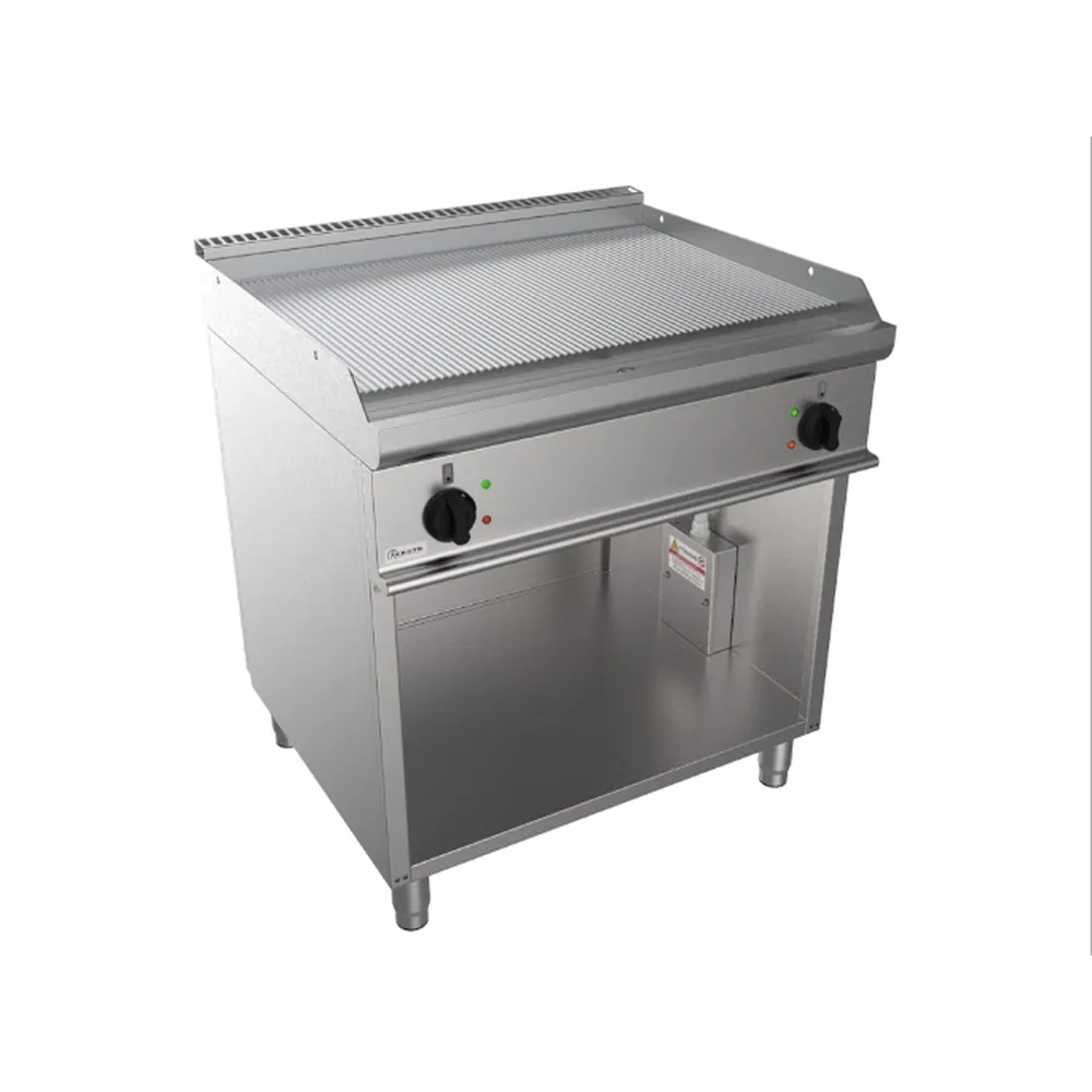 E7FTE2BAR-plita-casta-inox-electrica-suprafata-striata-seria-easy-700-putere-10.8kw-suprafata-lucru-700x530mm-suport-deschis-pecef-profesionale