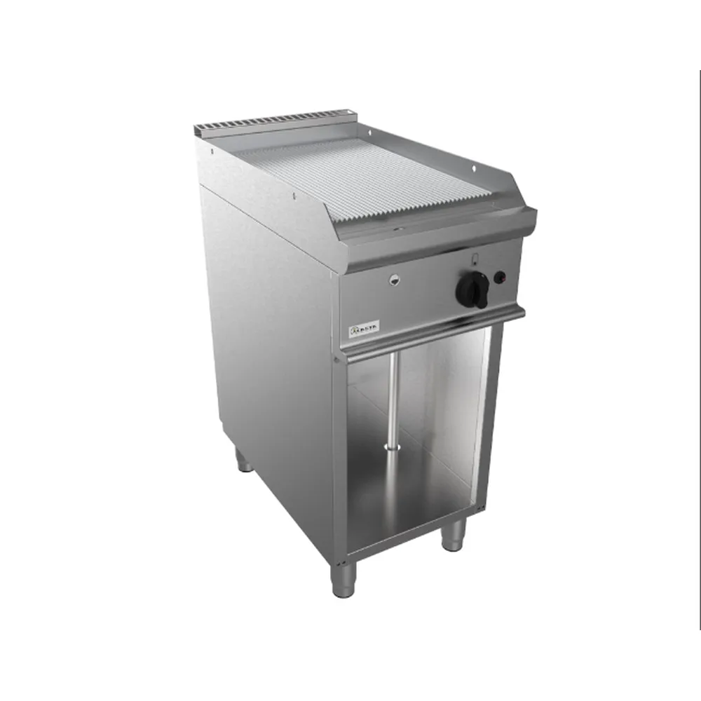 E7KTG1BAR-plita-casta-inox-gaz-suprafata-striata-seria-easy-700-putere-6kw-suprafata-lucru-400x530mm-suport-deschis-pecef-profesionale