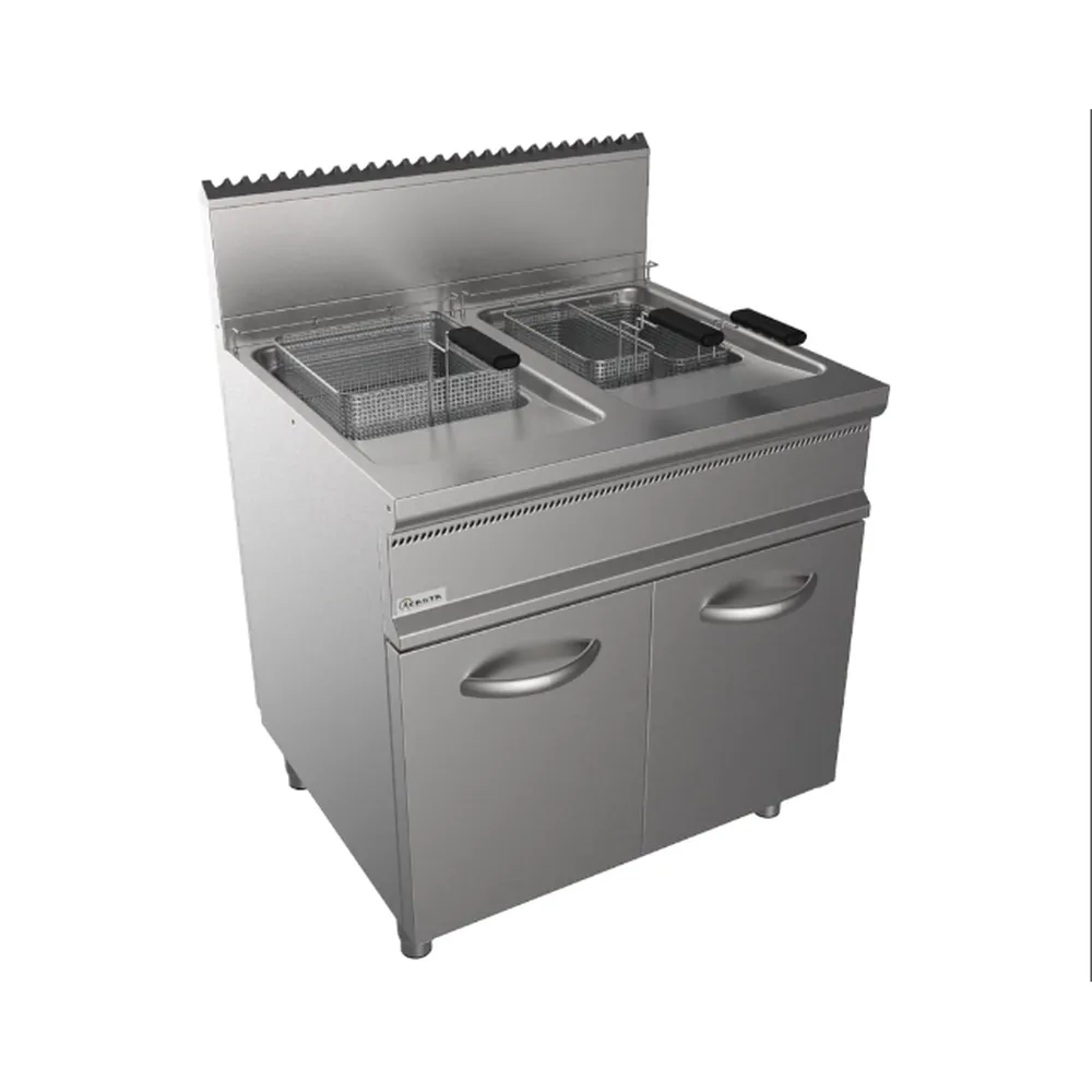 L7FLG2V13-friteuza-casta-gaz-inox-2-cuve-linia-lady-700-putere-22.4kw-volum-2-x-13-l-suport-inchis-pecef-profesionale