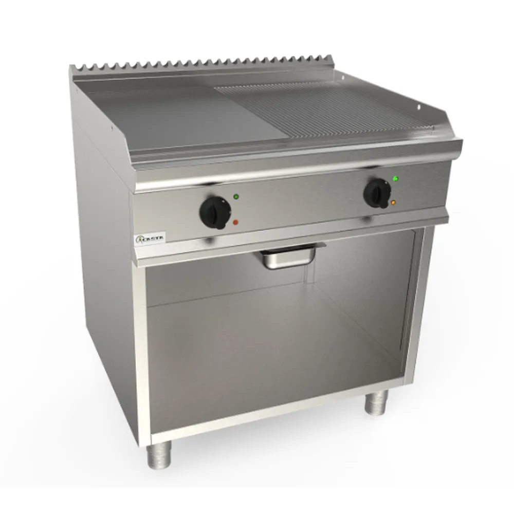 L7KTE2BAM-plita-casta-inox-electrica-suprafata-mixta-seria-lady-700-putere-10.8kw-suprafata-lucru-800x530mm-suport-deschis-pecef-profesionale