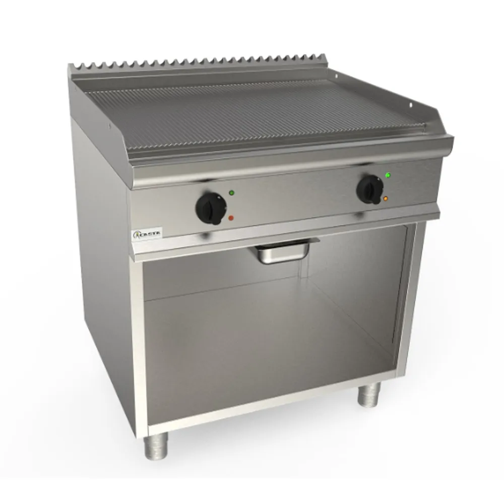 L7KTE2BAR-plita-casta-inox-electrica-suprafata-striata-seria-lady-700-putere-10.8kw-suprafata-lucru-800x530mm-suport-deschis-pecef-profesionale