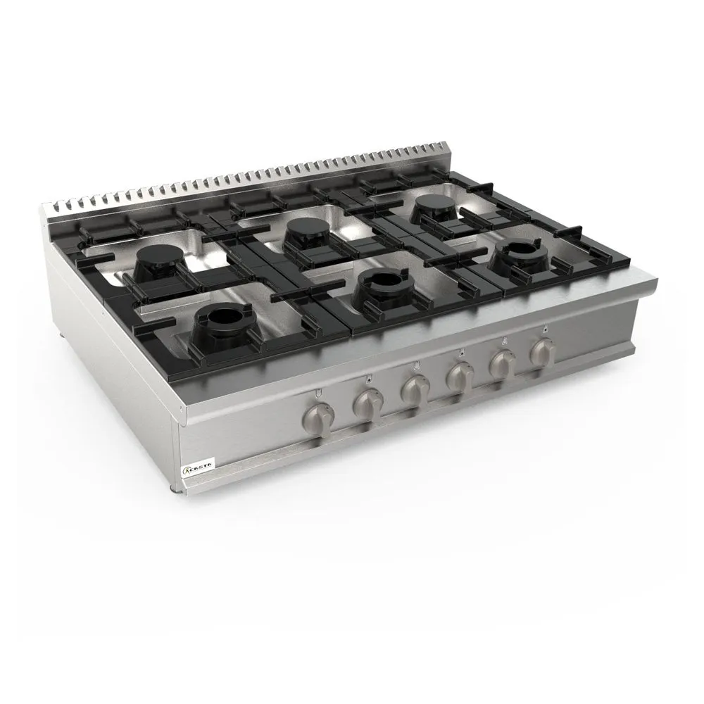 LQCUG6BB.3P1M2G-aragaz-profesional-masina-gatit-casta-inox-6-arzatoare-gaz-banc-putere-gaz-30.8-44.4kw-seria-lady-q-900-gratar-fonta-pecef-profesionale