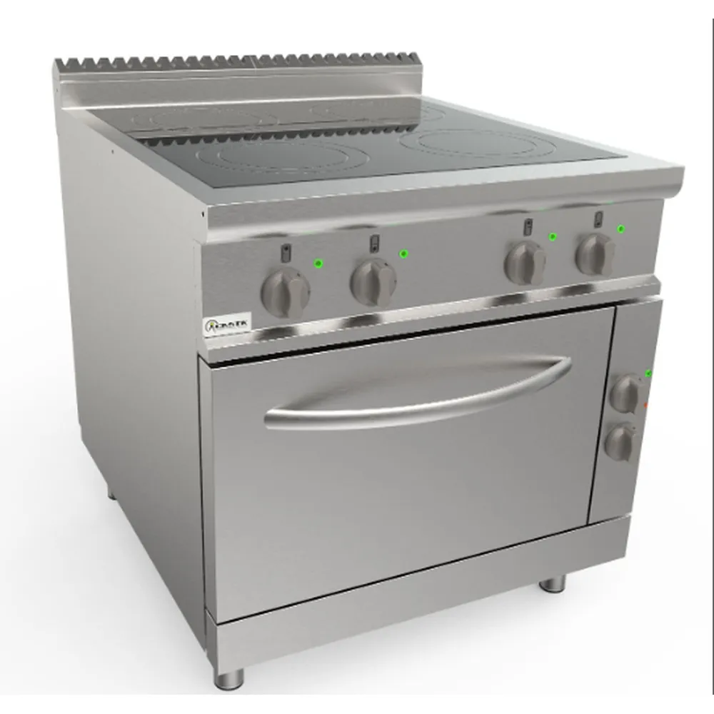 LQCVE4NE-masina-gatit-casta-inox-4-plite-electrice-vitroceramice-banc-putere-17.48kw-seria-lady-q-900-gn-21-cuptor-electric-pecef-profesionale