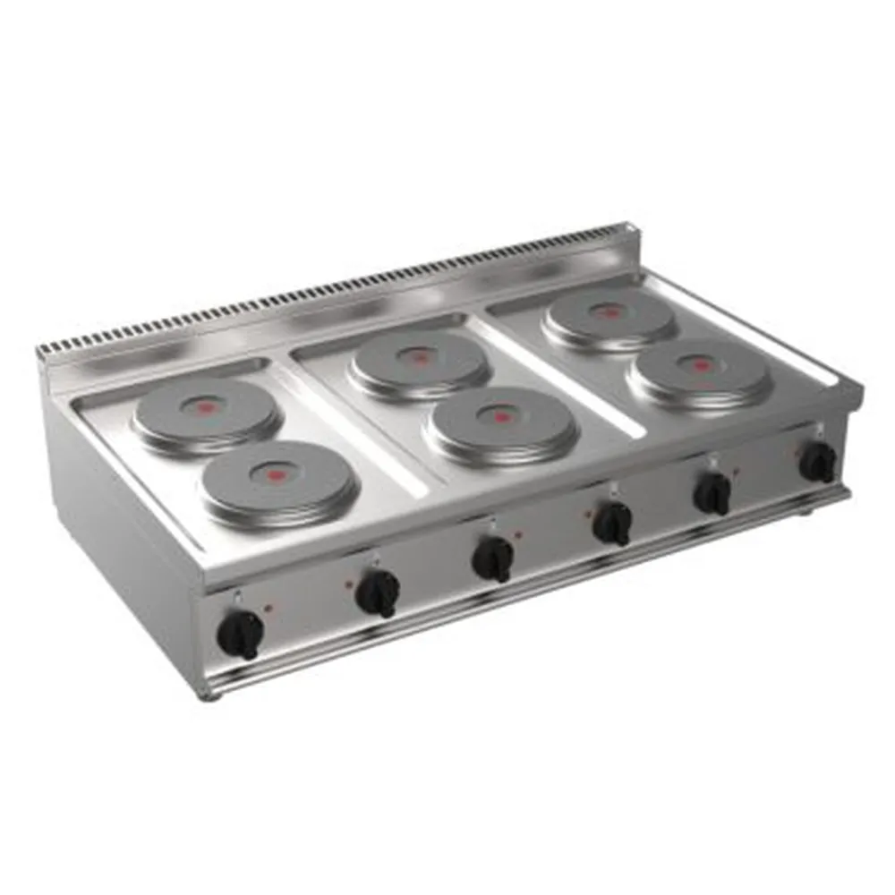 P7CUET6BB-aragaz-profesional-masina-gatit-casta-banc-electrica-inox-plita-fonta-linia-700-6-arzatoare-pecef-profesionale