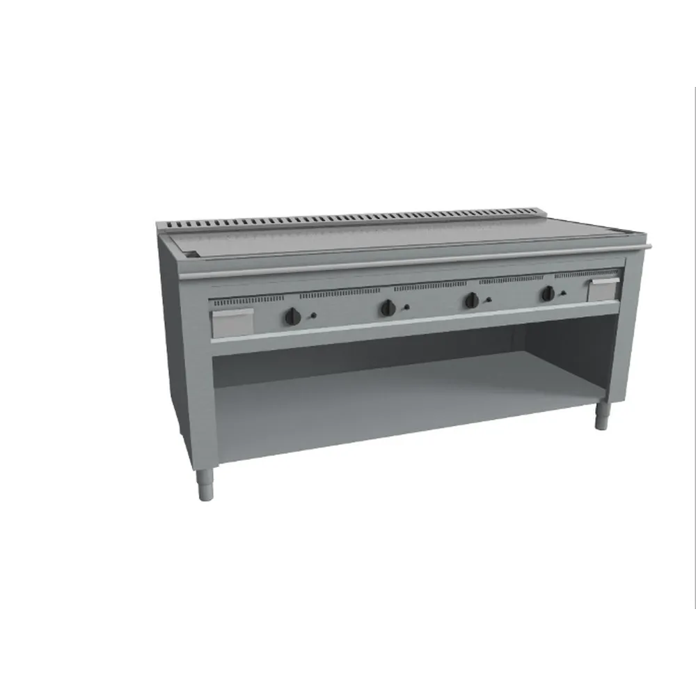 TEP4160G-teppanyaki-casta-4-suprafete-gatit-gaz-putere-4-x-5.8kw-suport-deschis-pecef-profesionale