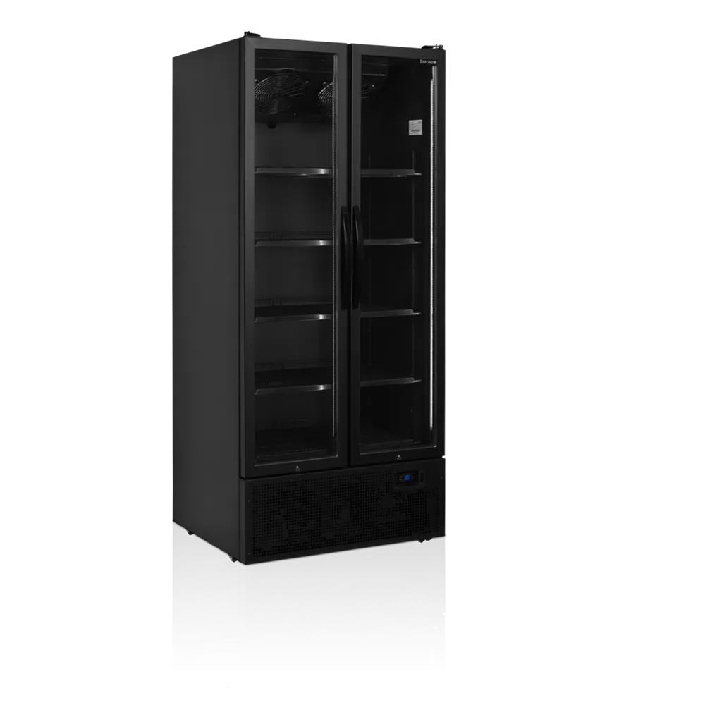 vitrina-calda-verticala-tefcold-+2-°c-+10-°c-2-usi-volum-535-l-consum-anual-2227kwh-pecef-profesionale-FS890H-BLACK