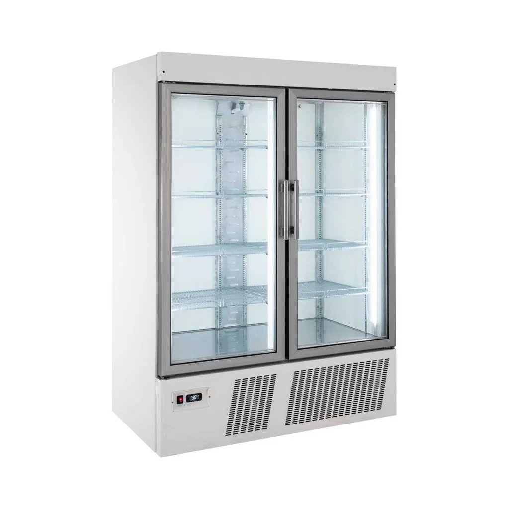Dulap-congelare-alb-Bambas-incorporabil-cu-două-uși-cu-geam-pecef-profesionale-UPF-137