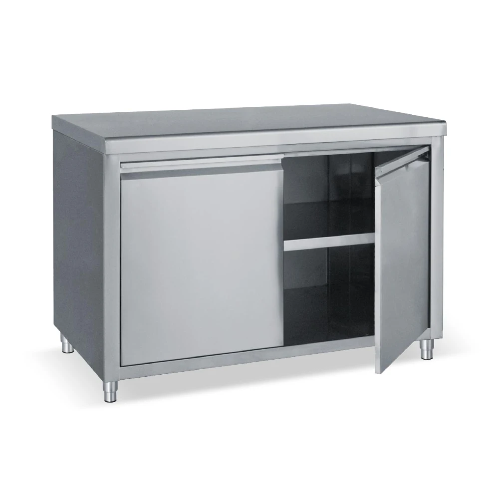Dulap-din-inox-100-x-70-x-85-Bambas-cu-uși-batante-pecef-profesionale-EO-100