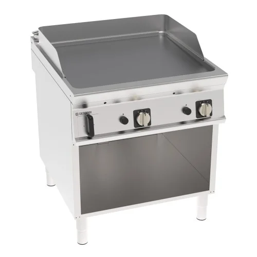 Fry -Top- Tecnoinox-pe-gaz-suprafaţă-netedă-putere-16kW-dulap deschis-linia-900-pecef-profesionale-313259