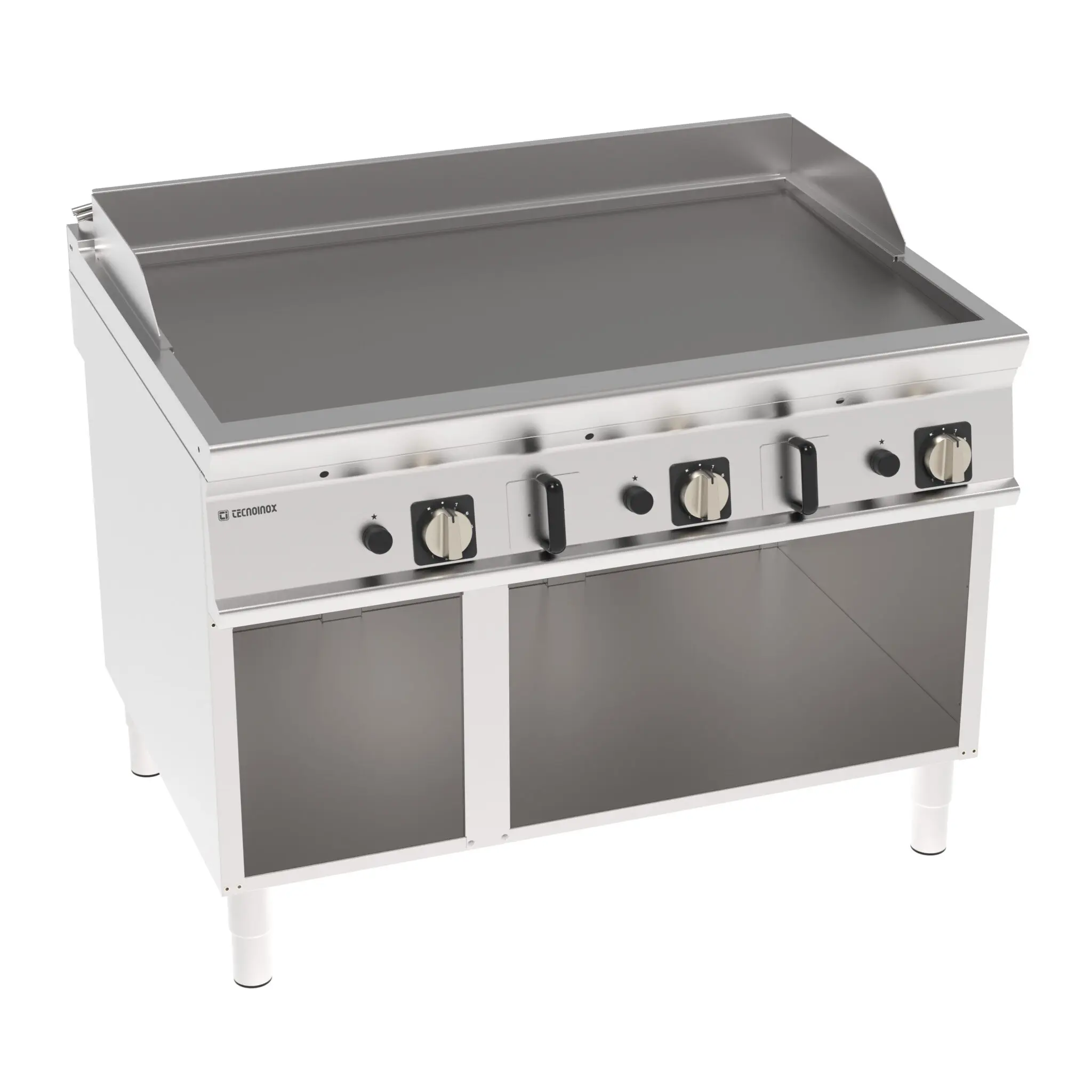 Fry-Top- Tecnoinox-pe-gaz-suprafaţă-netedă-putere-24kW-dulap-deschis-linia-900-pecef-profesionale-313226